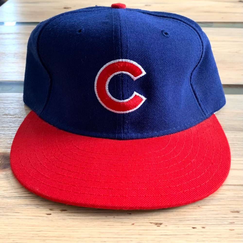 Vintage ‘93 New Era Diamond Collection 5950 Chicago Cubs Red Bill MLB